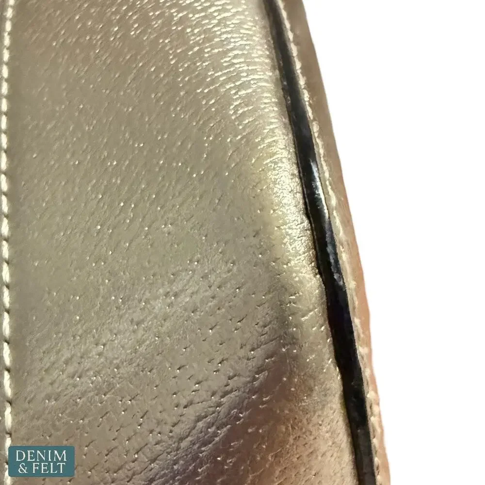 Kate Spade‎ Wellesley Rachelle Metallic Rose Gold Leather Satchel Crossbody Bag